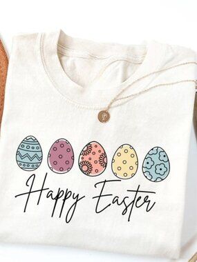 Happy Easter Shirt - Retro Egg Hunt Graphic Tee